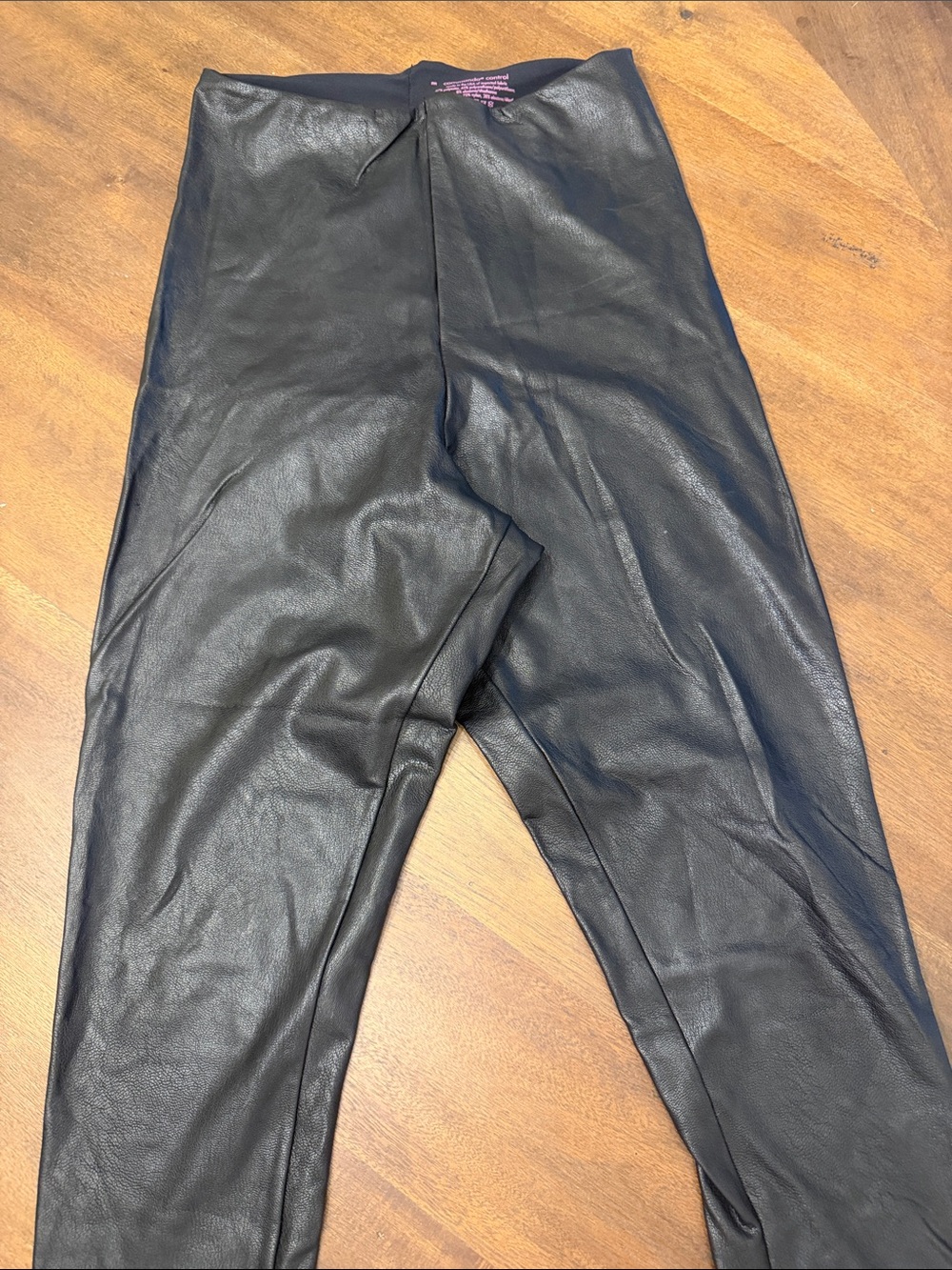 Black Faux Leather Leggings